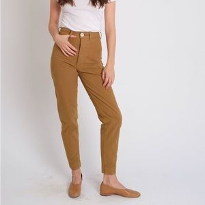 Jesse Kamm Ranger Pants, Size 6, Tobacco